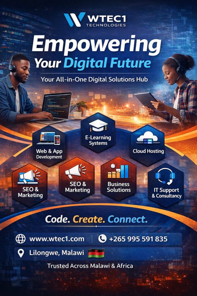 digital marketing, hosting services, IT support, e-learning platform